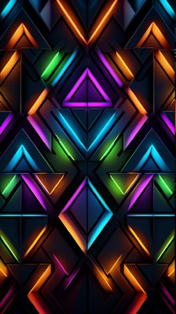Абстрактные кристаллы – обои для iPhone HD