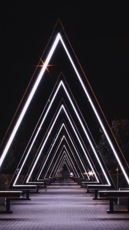 Аллея треугольников в воронеже