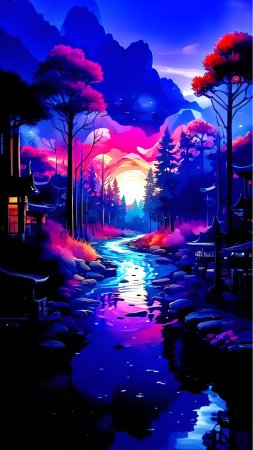 Яркие пейзажи