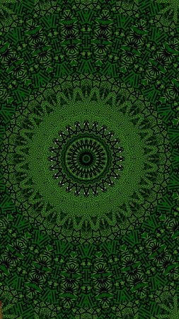 Зеленая мандала