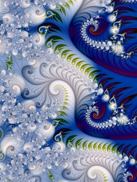 Фрактальный фон (обои для телефона) Magic fractal by ödön czintos