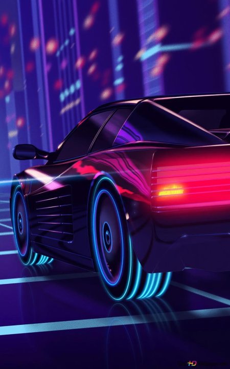 Ferrari Testarossa неон