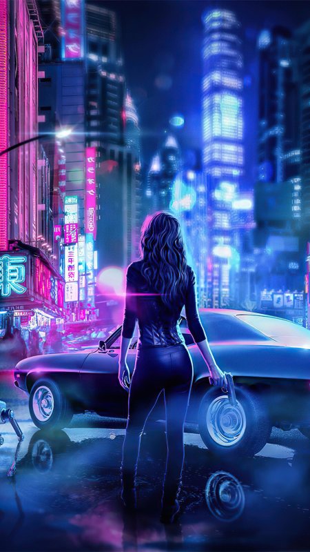 Город Найт-Сити: Cyberpunk Neon
