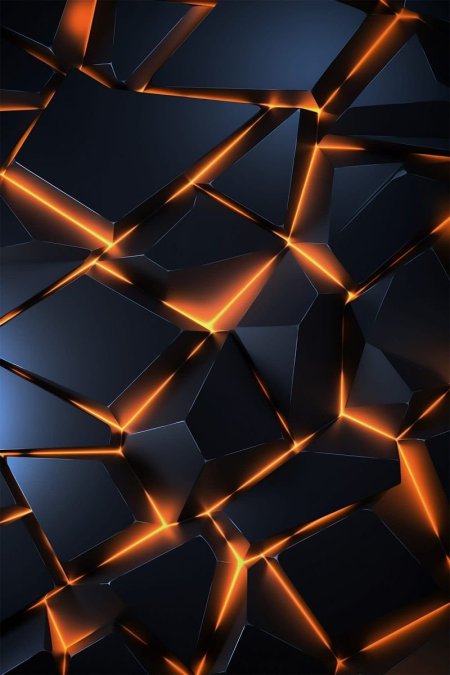 Кубическая абстракция: обои для смартфона