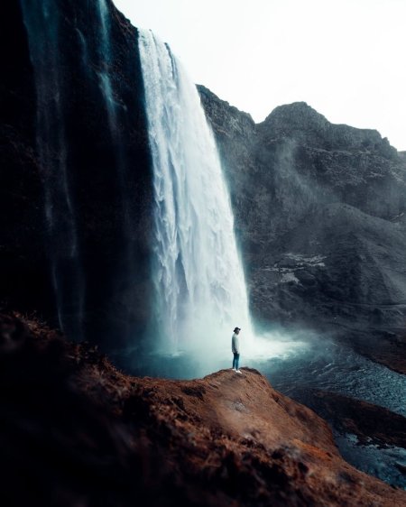 Skogafoss waterfall