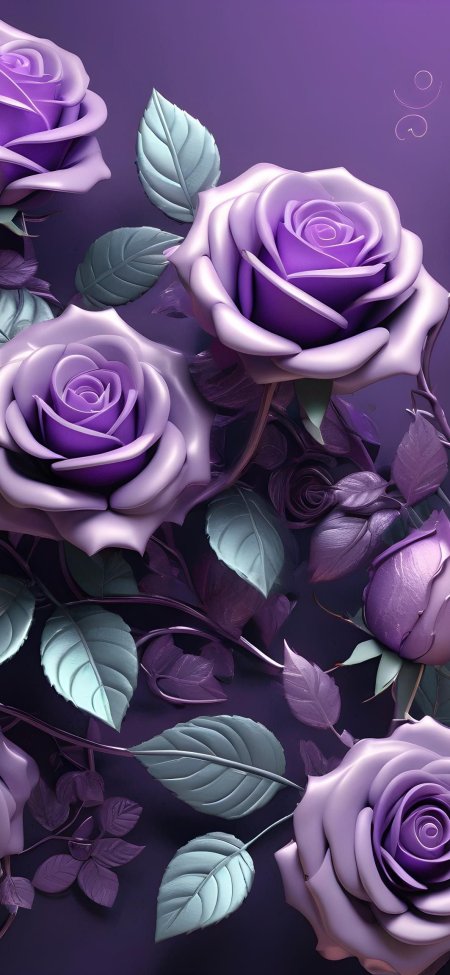 Purple rose