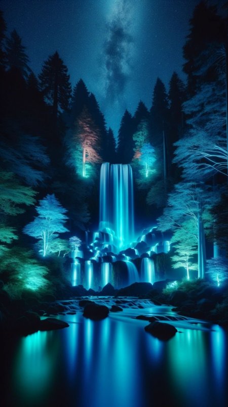 Enchanting waterfall