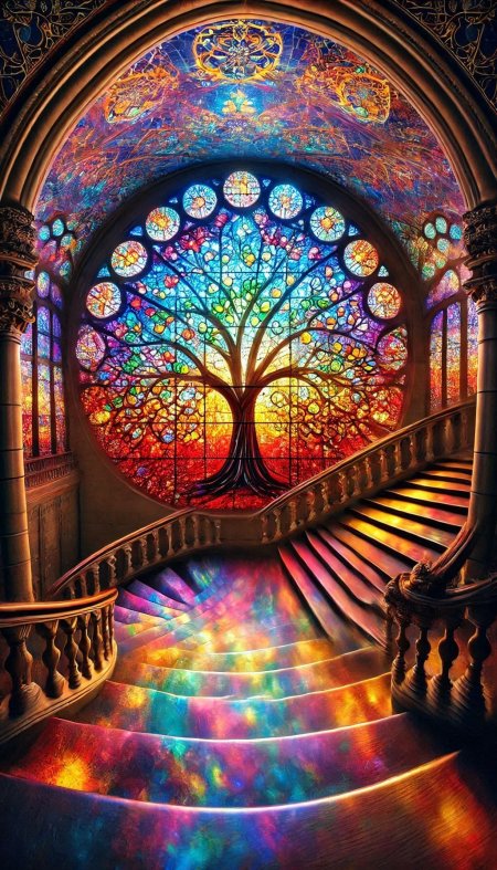 Stained glass window