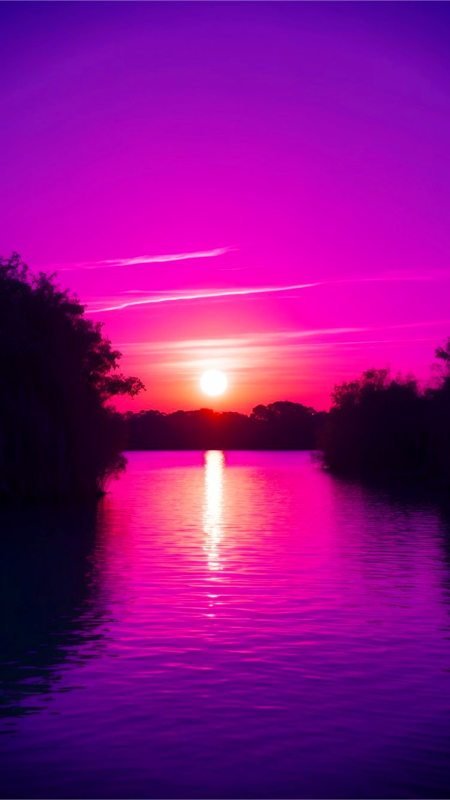 Sunset pink