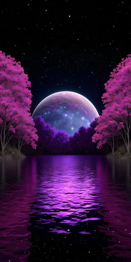 Purple moon
