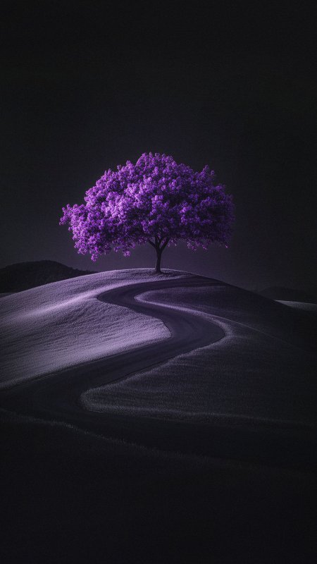 Purple tree