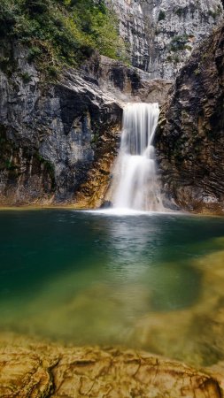 Natural waterfall