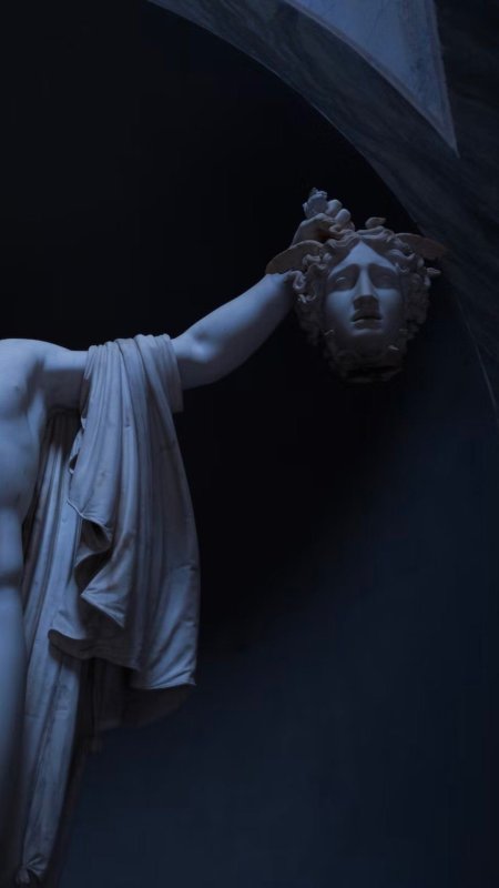 Perseus with the head of medusa