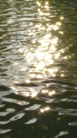 Солнечные блики на воде моря