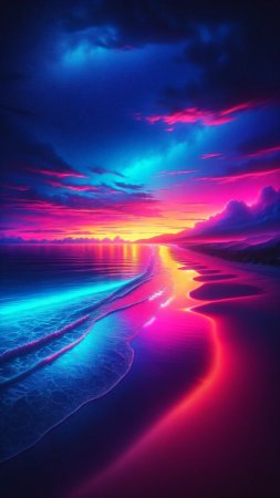 Neon sunset