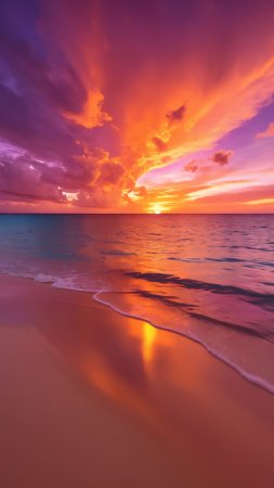 Красивые закаты на море