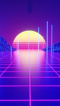 Retro synthwave
