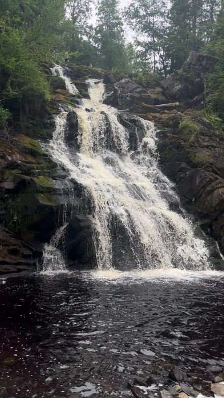 Юканкоски водопад карелия