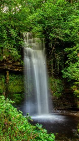 Natural waterfall