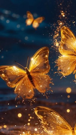 Sunshine butterfly