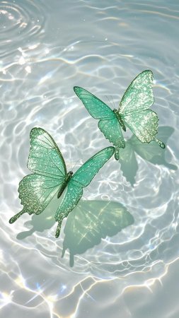 Green butterfly