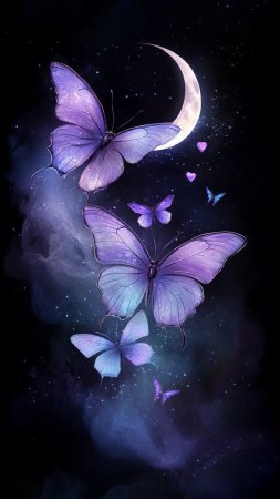 Purple butterfly