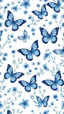 Butterfly blue
