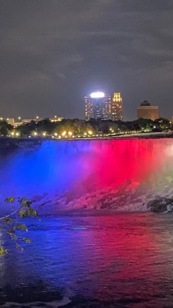 Niagara falls in winter