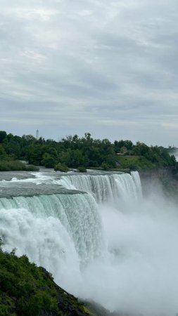 Ниагарский водопад красивое