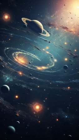 Космос планеты галактики