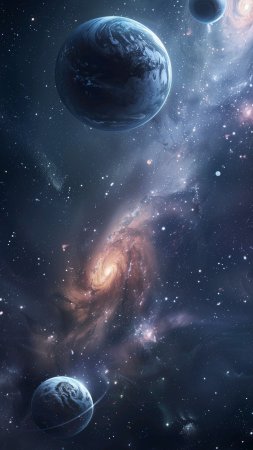 Космос вертикально