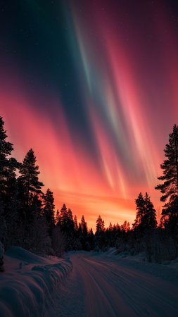 Северное сияние аврора финляндия