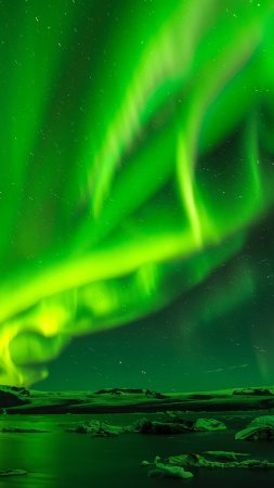Aurora borealis northern light