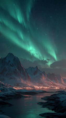 Световое северное сияние