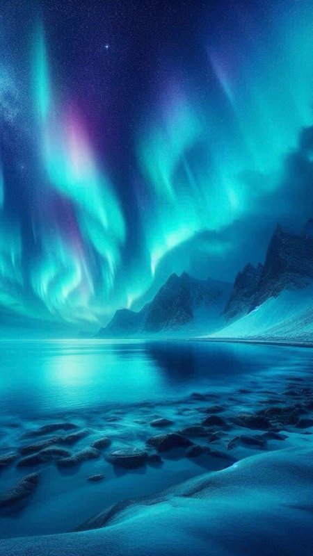 Aurora borealis северное сияние