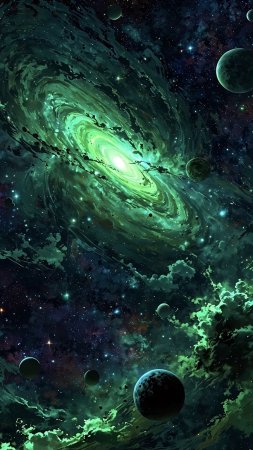Space art wallpaper