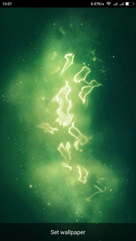Green galaxy