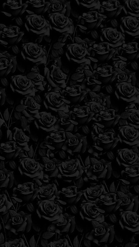 Black roses pattern