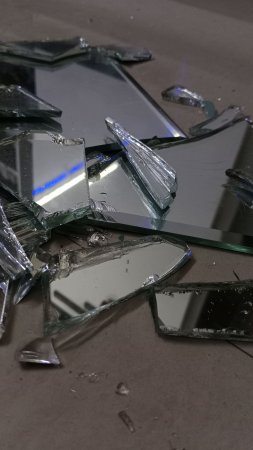 Mirror broken