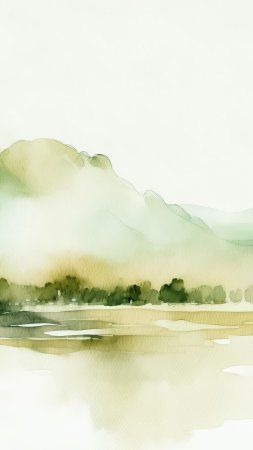 Watercolor landscape