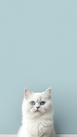 Котик белый