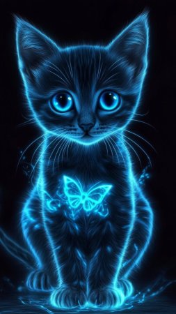 Светящийся кот