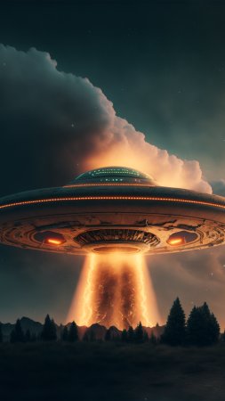 Научно-фантастический космический корабль
