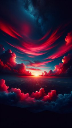 Красное небо