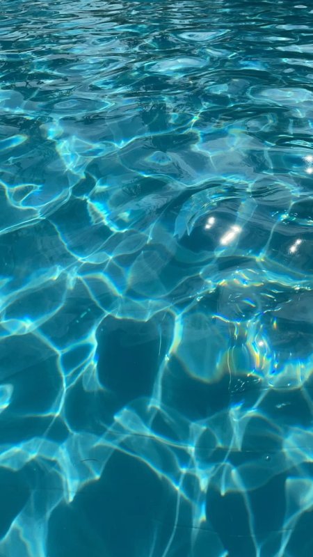 Blue clear water