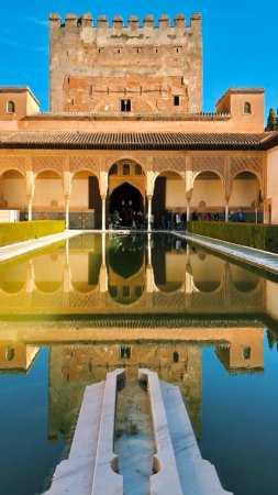 Alhambra palace granada spain скачать фон 720 x 1280