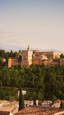 Alhambra of granada скачать фон 1080 x 1920