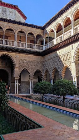 Real alcázar de sevilla скачать фон 1424 x 2532