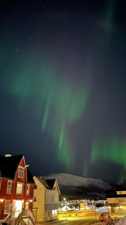Тромсё норвегия северное сияние