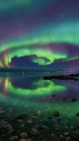 Aurora borealis северное сияние